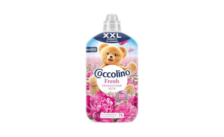Coccolino Ammorbidente Concentrato Sensazione Seta, 76 lavaggi-1,750 ml
