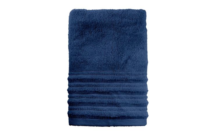 Terry set ospide e medio in cotone blu