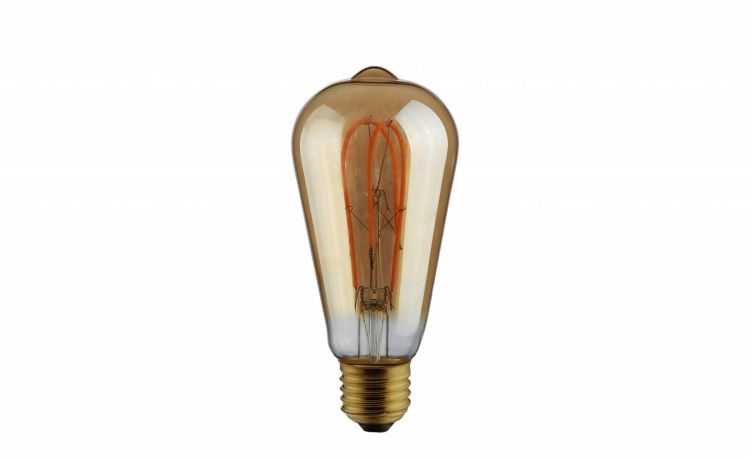 Edison lampadina vintage LED 5W oro- -Oro-Vetro-14