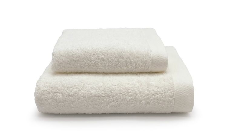Armonia set coppia viso ospite in cotone panna --Panna-Cotone