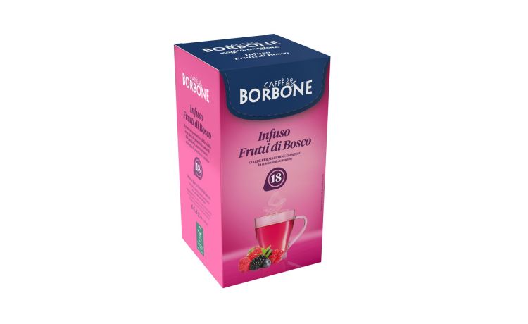 Borbone Box 18 cialde Infuso ai frutti di bosco-Filtrocarta ESE 44mm