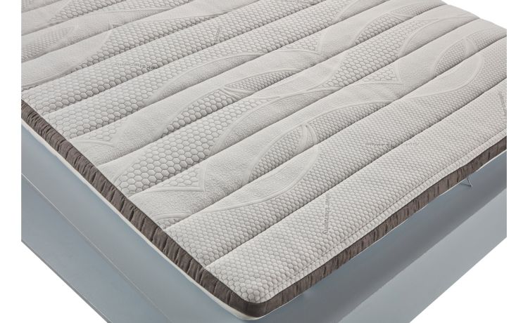 Topper Regal Memory per materasso singolo-Memory foam-Nero-Schiuma-Singolo