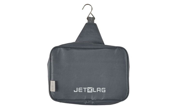 Beauty case da viaggio appendibile in poliestere--Grigio-Poliestere-18 cmx26 cm