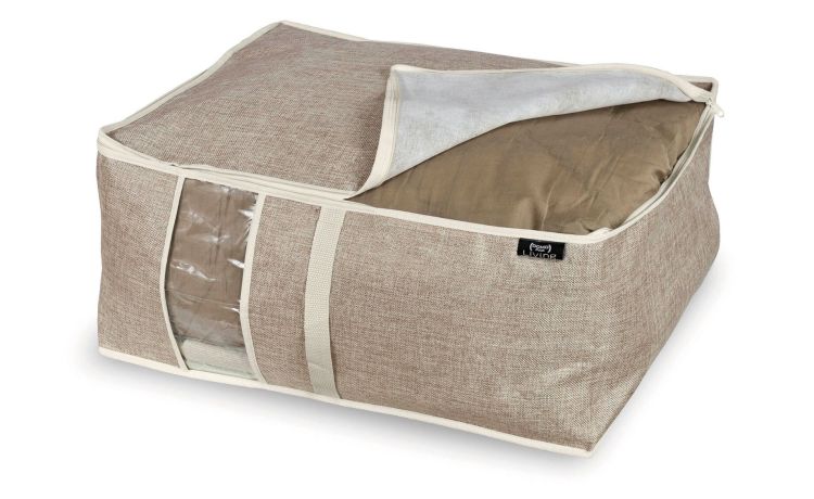 Maison custodia per abito in poliestere 55x45 cm--Tortora-Poliestere-25 cmx55 cm