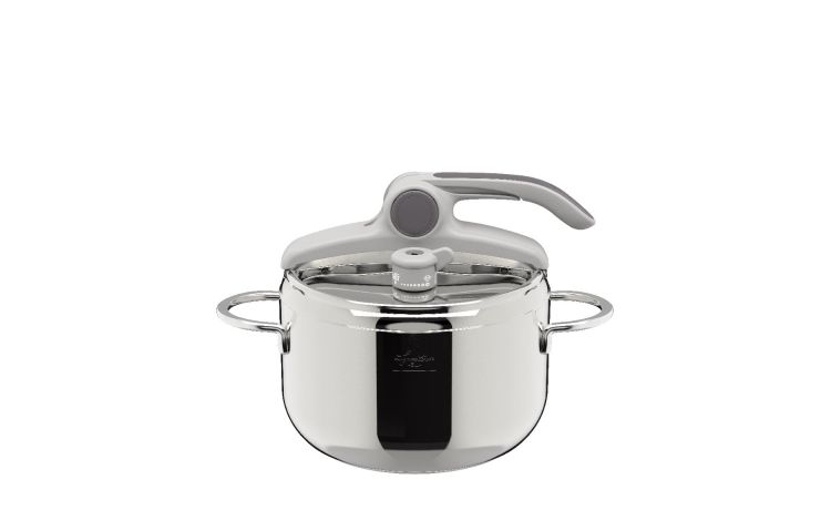 Deliziosa Lagoeasy pentola a pressione 5L- -Cromo-Alluminio