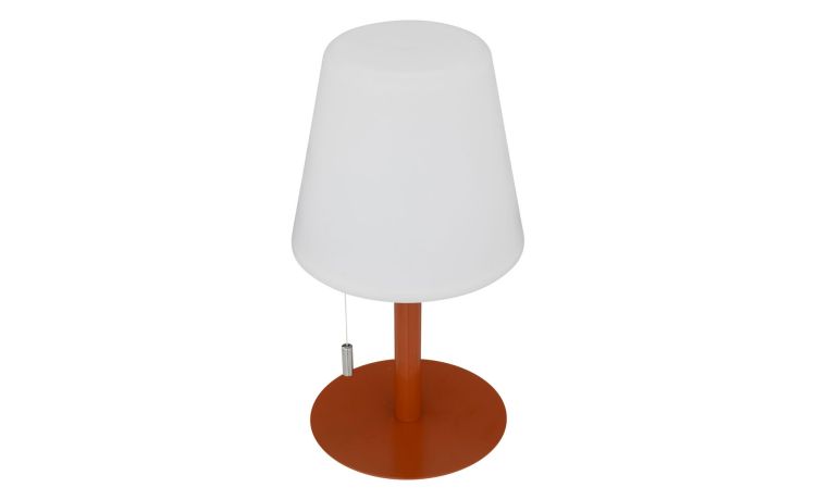 Zack lampada da tavolo LED in acciaio ambra--Arancione-Acciaio