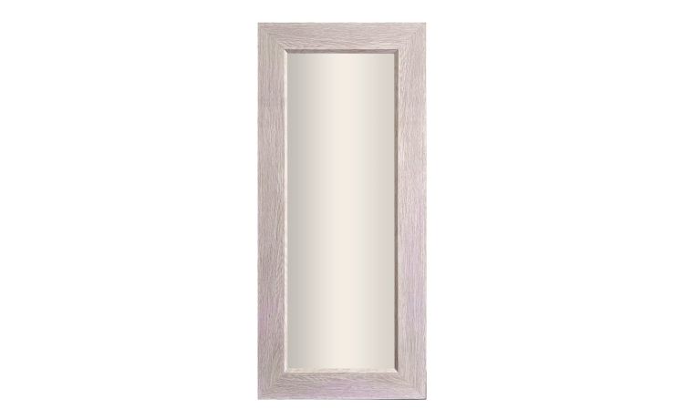 Ada specchio sbiancato 40x120 cm-Con cornice-Bianco-Mdf-120 cmx40 cm
