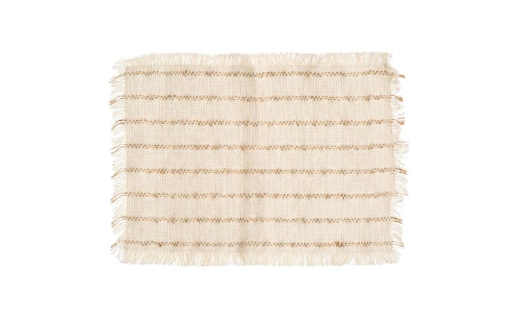 Juta tovaglietta in cotone beige 45x30 cm---100% Cotone-30 cmx45 cm