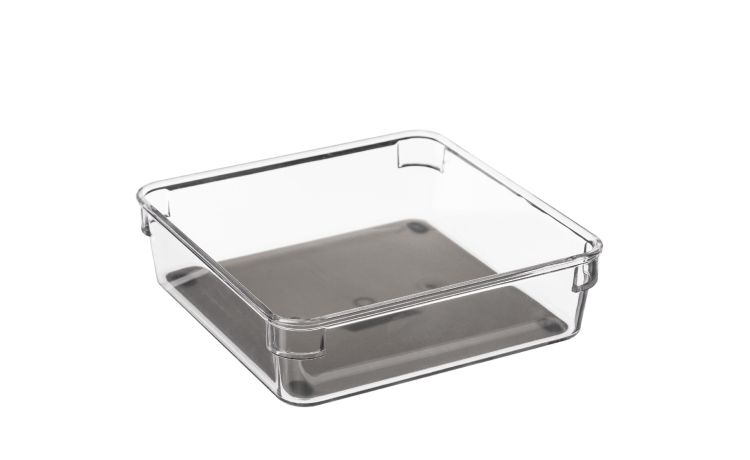 Organizer singolo 16x16 cm- -Grigio-Plastica-4