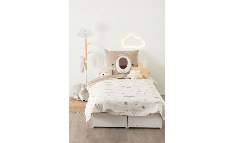 Orso copripiumino singolo per cameretta- -Multicolore--200 cmx140 cm