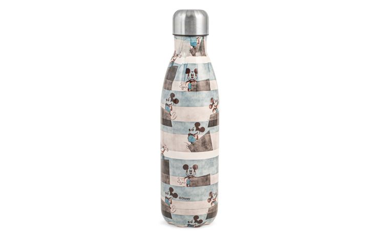 Mickey bottiglia termica in acciaio inox 500 ml - -Grigio
