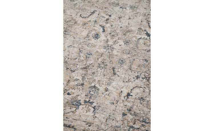 Old Caravan tappeto anticato grigio 160x230 cm--Grigio-Poliestere-230 cmx160 cm