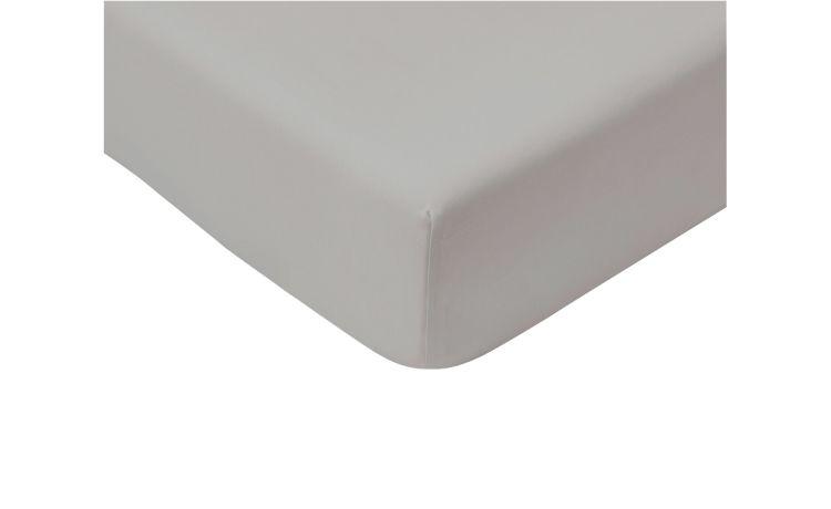 Sotto lenzuola con angoli 2 piazze 180x200 cm grigio--Grigio-100% Cotone-200 cmx180 cm