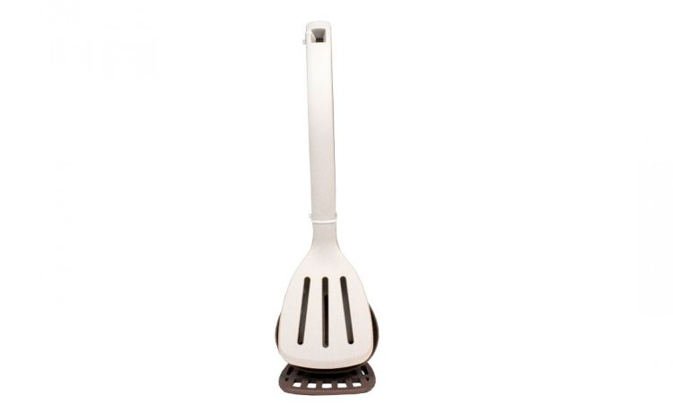 Set 4 mestoli in nylon tortora