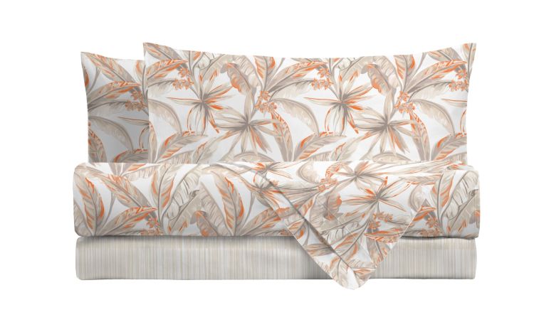 Jordanna completo letto 2 piazze tortora