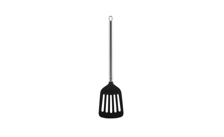 Style paletta in nylon nero con manico in acciaio--Nero-Nylon-34 cmx8 cm