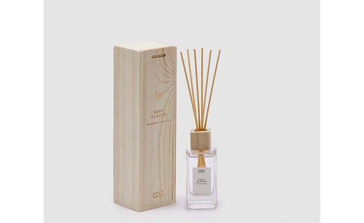 Soft profumatore bottiglia trasparente essential 90ml--Trasparente