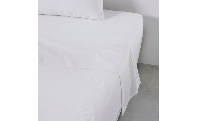 Organic Cotton lenzuolo singolo bianco- --100% Cotone-Singolo