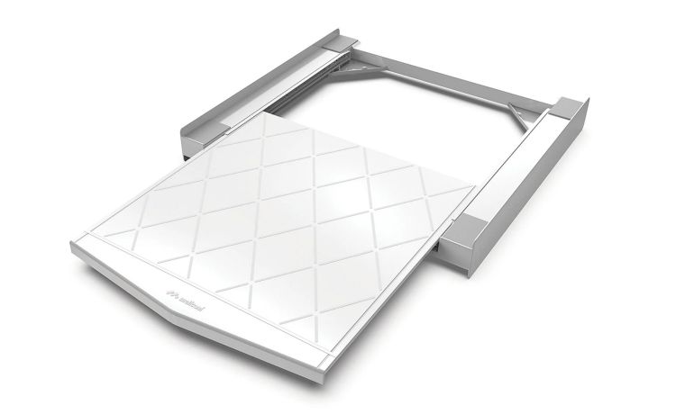 Meliconi Kit di sovrapposizione Torre Square L60-con ripiano estraibile per lavatrice e asciugatrice---8