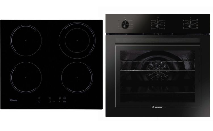 Candy Duo induzione 60 cm con forno nero-