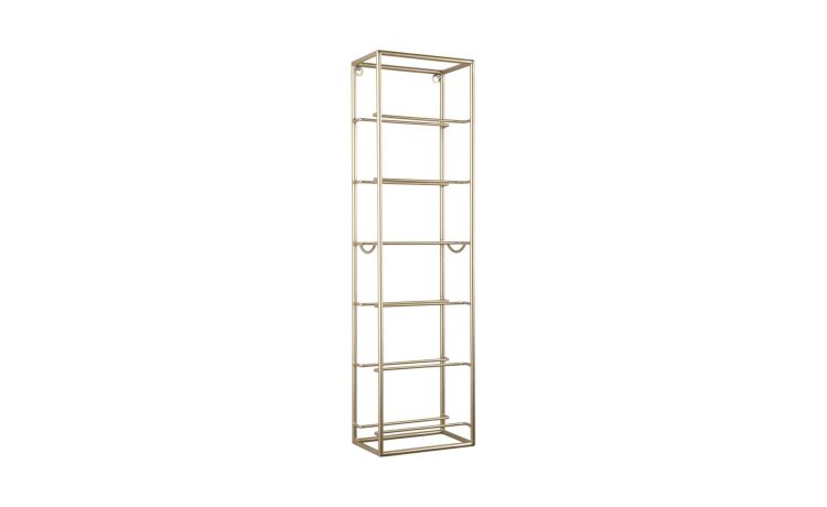 Porta bottiglie in metallo verniciato oro--Oro-Metallo