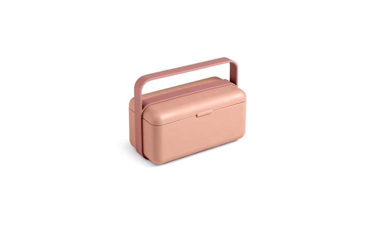 Bauletto lunchbox 1 recipiente color flamingo--Rosa-Polipropilene