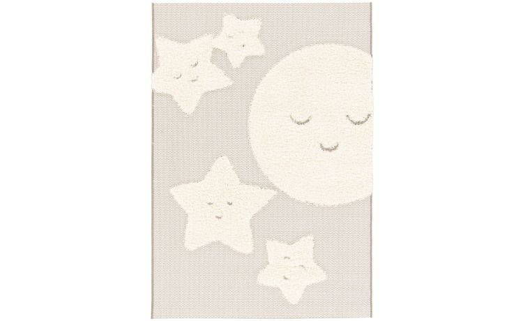 Stella tappeto grigio decorato 120x170 cm--Grigio-Polipropilene-170 cmx120 cm