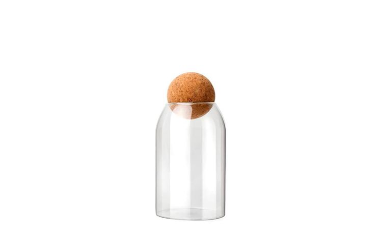 Amy bottiglia in vetro borosilicato 800 ml--Trasparente-Vetro