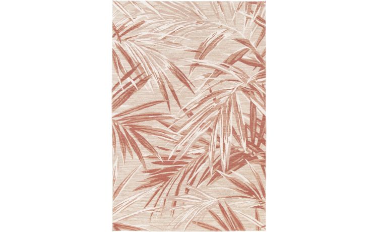 Foliage Rust tappeto decorato ruggine 160x230 cm---Poliestere riciclato-230 cmx160 cm