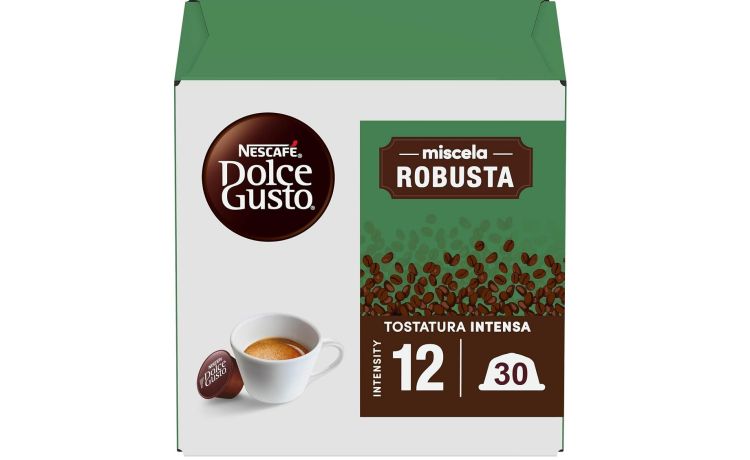 Nescaf&eacute; Dolce Gusto Box capsule caff&egrave; miscela Robusta-Tostatura intensa