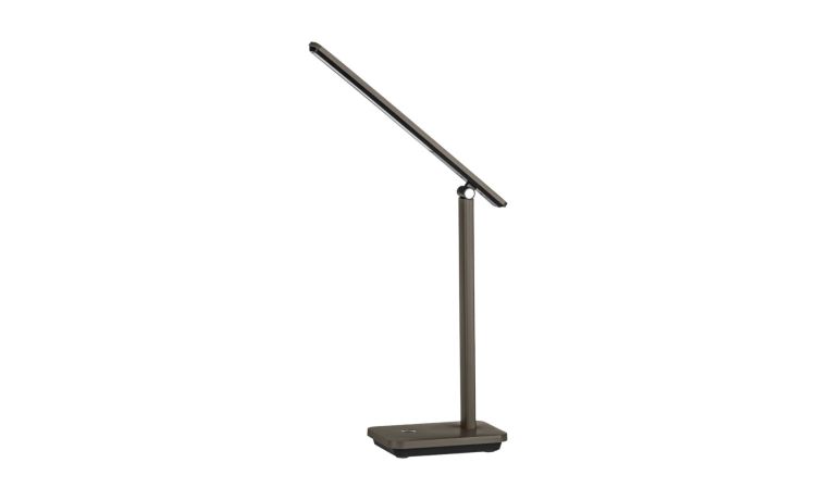 Iniesta lampada da tavolo nera h35--Nero-Policarbonato-35 cmx33 cm