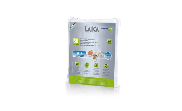 Laica 50 sacchetti per sottovuoto 28x36cm VT3500