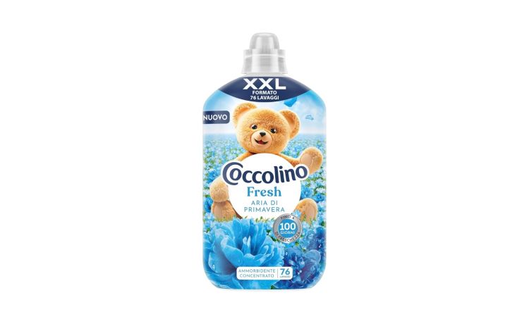 Coccolino Ammorbidente Concentrato Aria di Primavera, 76 lavaggi-1,750 ml