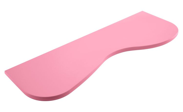Cupido mensola in mdf rosa 56x26 cm- --Mdf-26 cmx56 cm