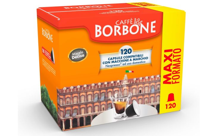 Borbone Box 120 Capsule caff&eacute; miscela Decisa&nbsp;-compatibili Nespresso