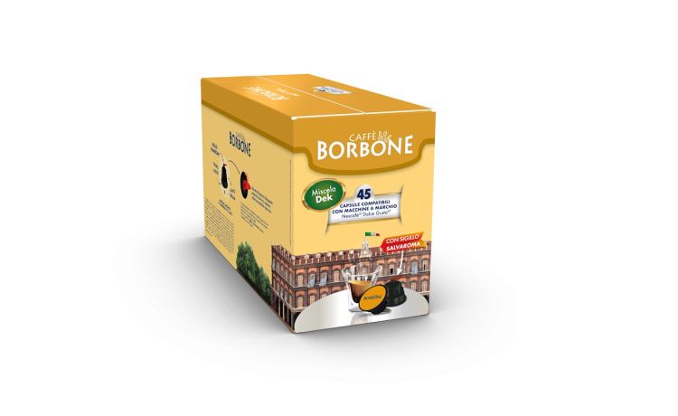 Borbone Box 45 capsule caffè miscela Dek-Compatibili con macchine a marchio Nescafé  Dolce Gusto