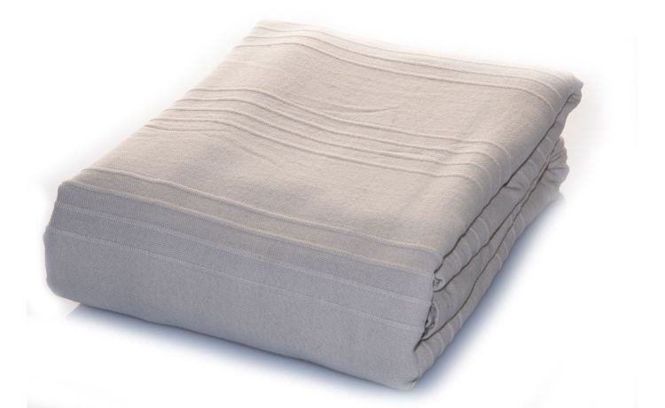 Lula copritutto beige 180x260 cm- --100% Cotone-Singolo