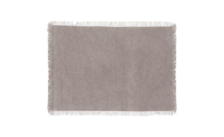 Maha tovaglietta in cotone grigio 45x30 cm---100% Cotone-30 cmx45 cm