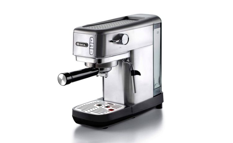 Ariete Macchina da caffè Slim Metal 1380/10-inox-Inox--29 cmx34 cm