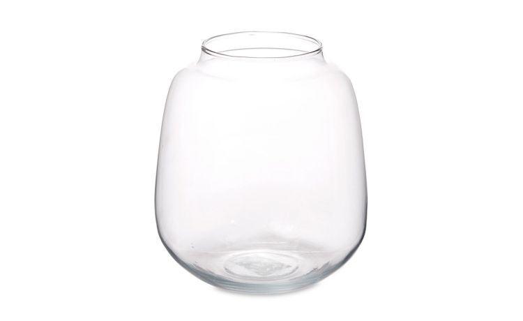 Cilindro vaso in vetro Ø18 cm--Trasparente-Vetro