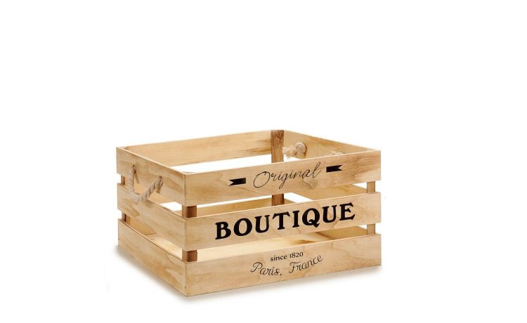 Cassetta boutique in legno 30x20 cm--Legno-Legno-16 cmx30 cm