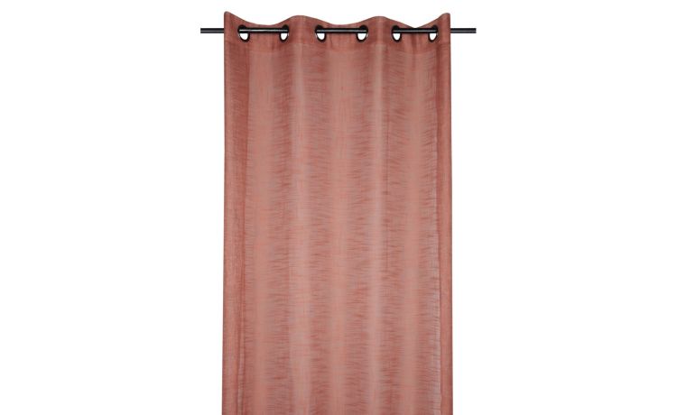 Tenda ontario voile terracotta 135x260 cm--Marrone-100% Poliestere-260 cmx135 cm