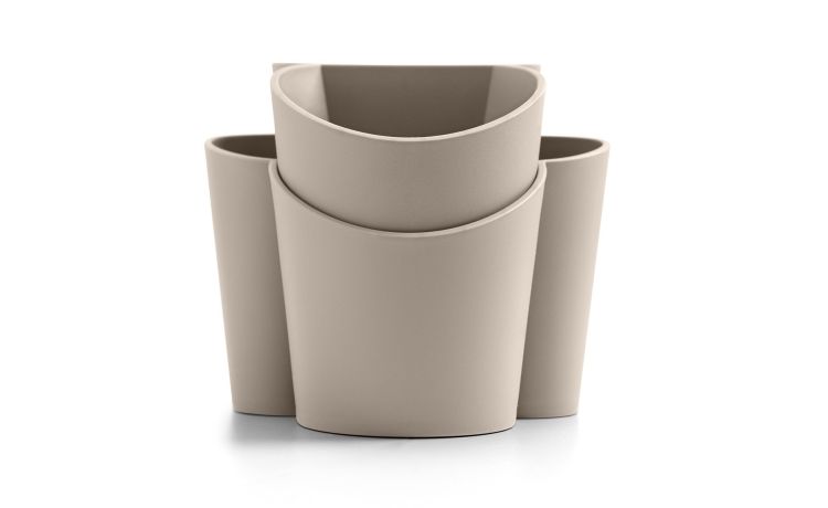 Gocciolo scolaposate color moka--Marrone-Polipropilene