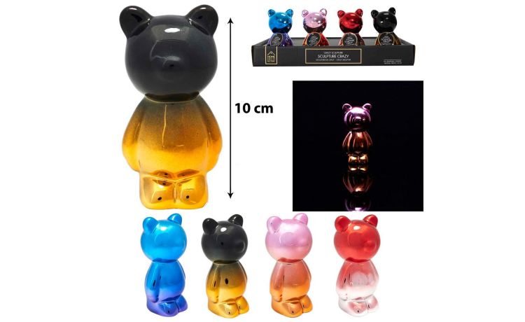 Bear oggetto decorativo in ceramica H10 cm---Ceramica