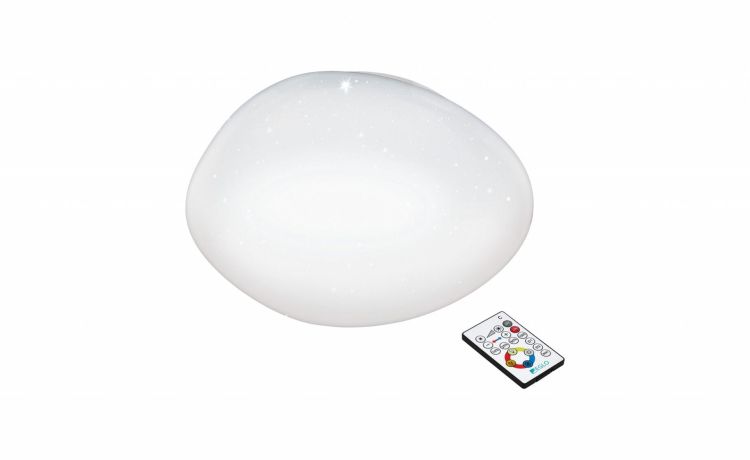 Sileras plafoniera D60 cm--Bianco-Acrilico