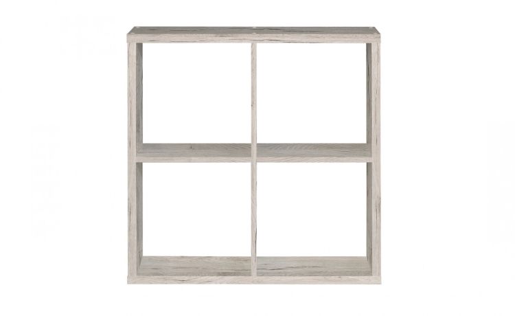 Cube librerialegno chiaro 4 vani orizzontale--Legno chiaro-Pannello-72.8 cmx72.7 cm