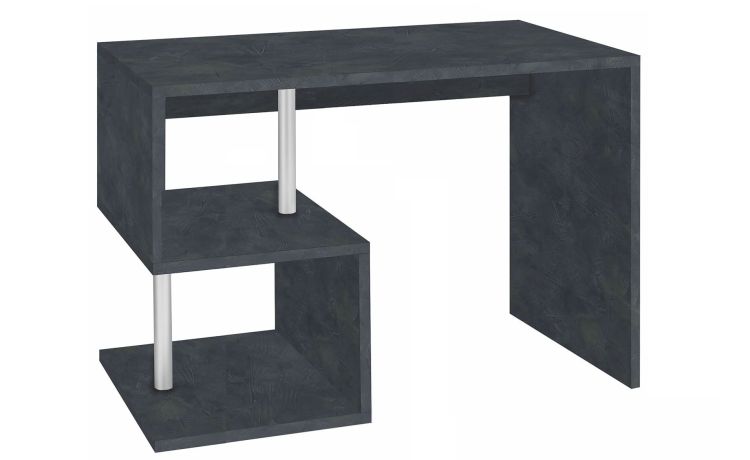 Studio scrivania colore grigio-Misure L 100 x P 50 x H 77