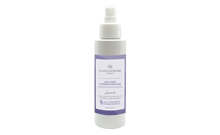 Spray mani disinfettante lavanda--Bianco--15 cmx3