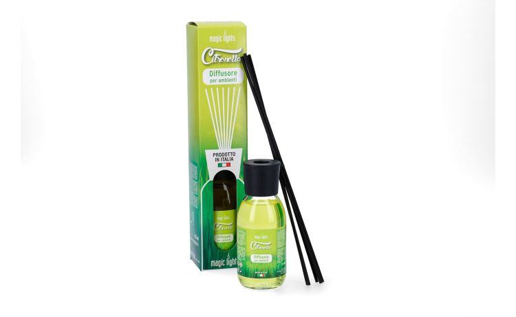 Citronella diffusore d&#039;essenza 125 ml---Vetro