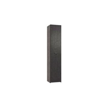 Street armadio portland grigio 1 anta sinistra  -In pannello melaminico-Pietra scura-Pannello melaminico-238 cmx45 cm
